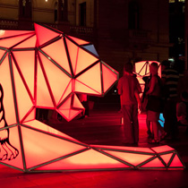 Digital Origami Tigers