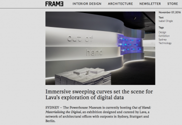 FRAME MAGAZINE FEATURES EXHIBITION