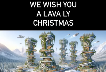CHRISTMAS GREETINGS FROM LAVA